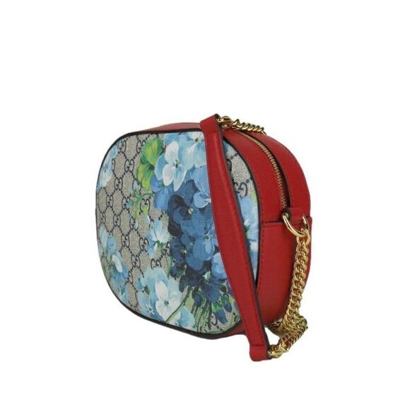 Gucci Mini Blooms Chain Shoulder Bag Floral Crossbody Camera Bag - Picture 8 of 10